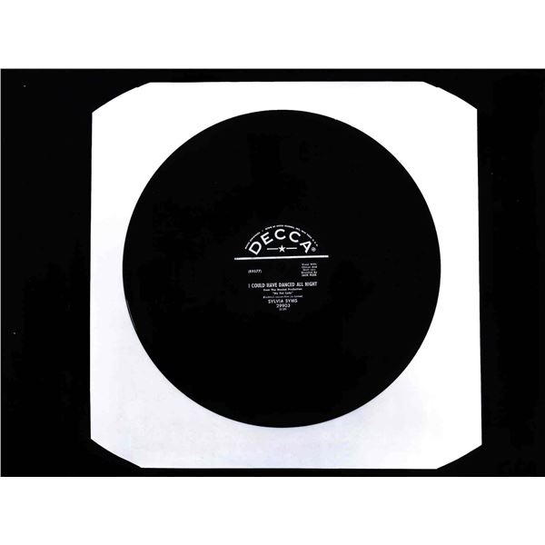 Sylvia Syms, I Could Have Danced All Night (Decca 45 Single)