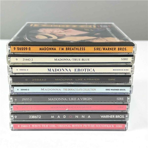 9pc Collection of Madonna Compact Discs