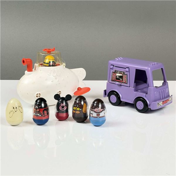 8pc Hasbro Weebles Toy Grouping