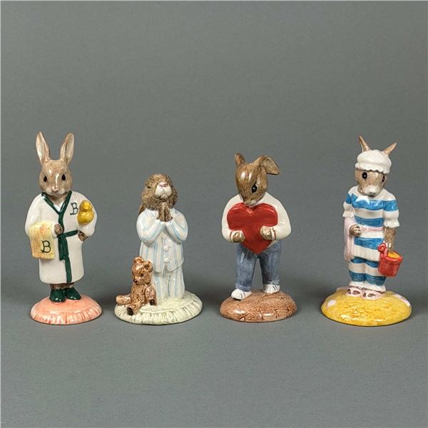 4pc Royal Doulton Bunnykins Grouping Including DB189 DB148 DB130 and DB55