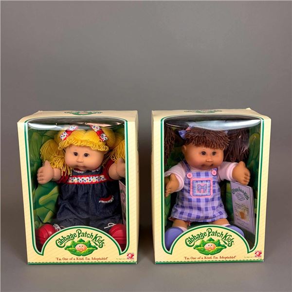 2pc Cabbage Patch Kids Dolls in Original Boxes