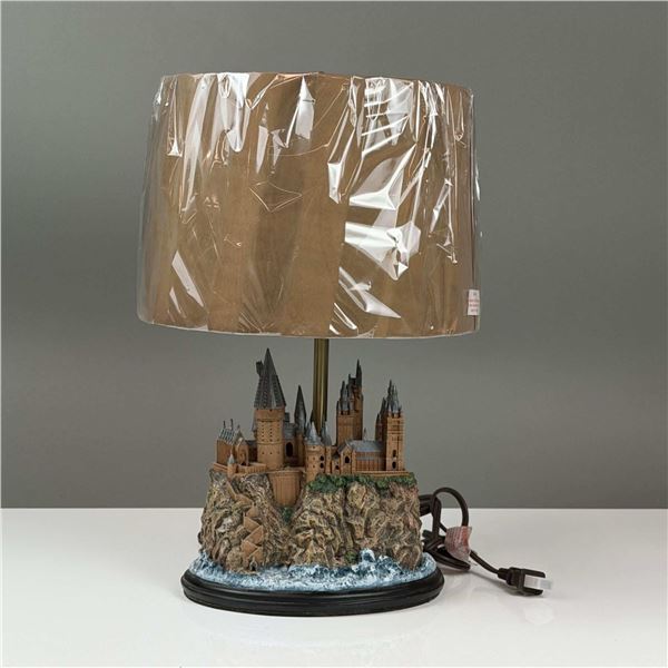 The Bradford Exchange Harry Potter Hogwarts Castle Table Lamp with Marauder's Map Shade