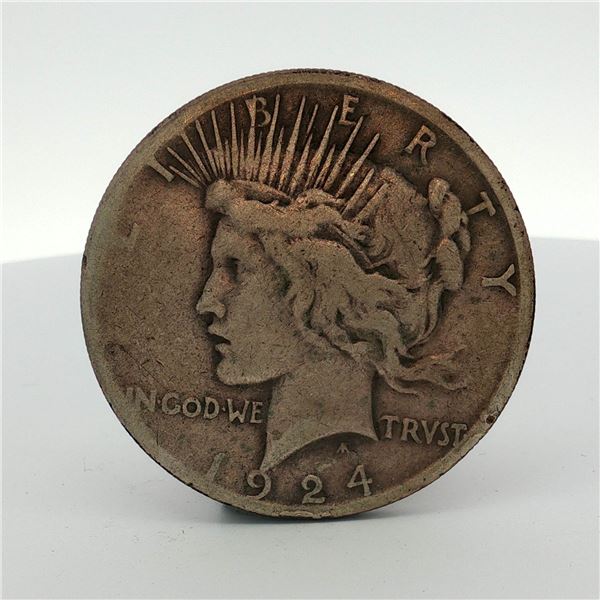 1924-S US Peace Silver Dollar