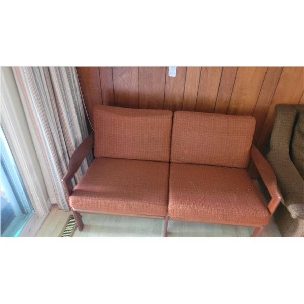 MCM Teak Love Seat C
