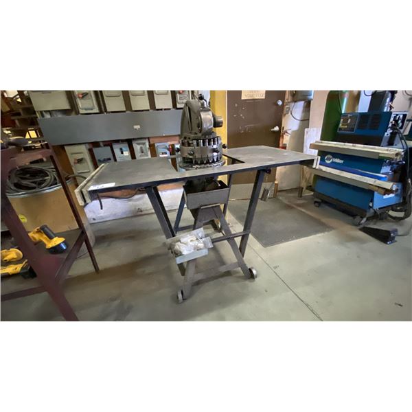 ROTEX 18AK HEAVY DUTY INDUSTRIAL MANUAL TURRET PUNCH PRESS
