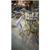 Image 2 : GROUP OF APPROX 10 METAL MATERIAL ROLLER STANDS