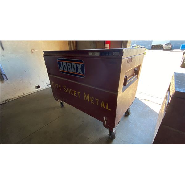 JOBOX BROWN MOBILE JOB BOX