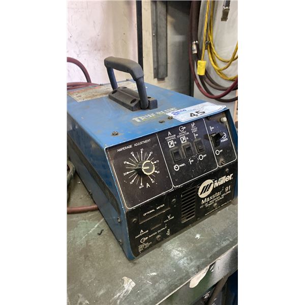 MILLER MAXSTAR 91 PORTABLE TIG AND STICK WELDING POWER SOURCE WITH GUNS