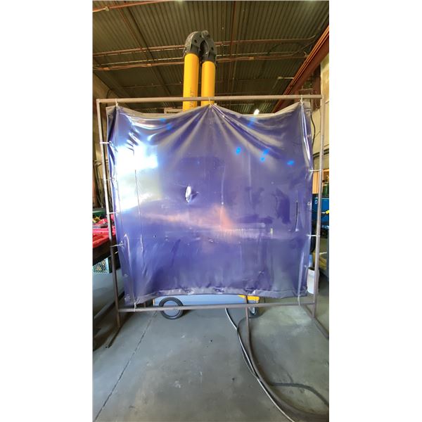 GROUP OF 4 WELDING SCREENS