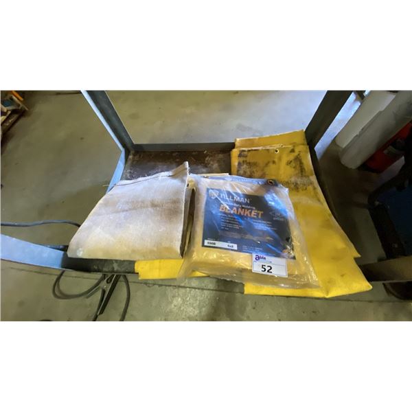 GROUP OF 4 HEAVY DUTY WELDING BLANKETS