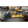 Image 1 : DEWALT 18V CORDLESS RIGHT ANGLE DRILL & RECIPROCATING SAW WITH 4 BATTERIES, 1 CHARGER