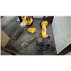 Image 3 : DEWALT 18V CORDLESS RIGHT ANGLE DRILL & RECIPROCATING SAW WITH 4 BATTERIES, 1 CHARGER