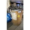 Image 1 : BARREL OF ASSORTED WELDING CABLES & GUNS