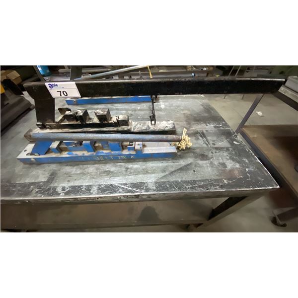 2 HEAVY DUTY SHEET METAL PUNCHES