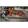 Image 1 : 2 PNEUMATIC AIR RIVETERS, PNEUMATIC AIR SANDER, HOLLOW HOLE PUNCH SET & SHEET METAL HAND PUNCH SET
