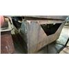 Image 3 : LARGE STEEL SCRAP BIN WITH FORKLIFT SLOTS APPROX 84"L X 48"D X 25.5"H