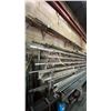Image 3 : 4 PC CANTILEVER RACK WITH ASSORTED METAL STOCK CONTENTS- ROUND BAR, ROUND TUBE, SQUARE TUBE, FLAT