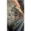 Image 2 : 2 PC WELDED CANTILEVER RACK WITH ASSORTED METAL STOCK CONTENTS- ROUND BAR, ROUND TUBE, SQUARE TUBE,