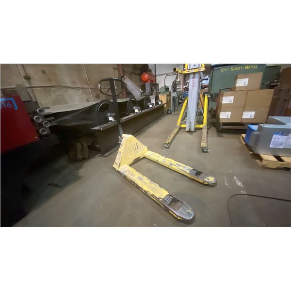 YELLOW PALLET JACK *LAST DAY REMOVAL*