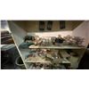 Image 2 : 5 TIER ADJUSTABLE STORAGE SHELF WITH ASSORTED MACHINE PARTS, COMPONENTS & SCRAP METAL