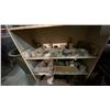 Image 3 : 5 TIER ADJUSTABLE STORAGE SHELF WITH ASSORTED MACHINE PARTS, COMPONENTS & SCRAP METAL