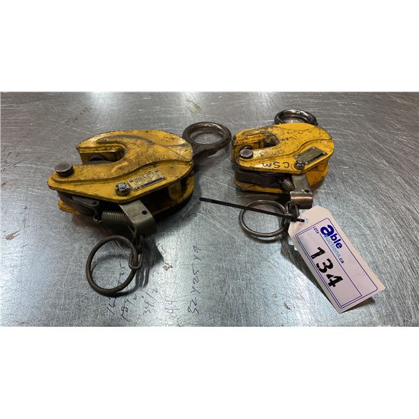 PAIR OF HEAVY DUTY PLATE GRABBERS