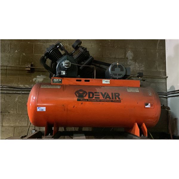 DEVAIR VAT-5063MK HEAVY DUTY, 10 HP INDUSTRIAL AIR COMPRESSOR