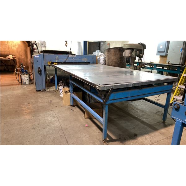 DURO DYNE PLS POWERED LINER SIZER- AUTOMATIC INSULATION CUTTER WITH INFEED/OUTFEED BEDS