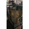 Image 4 : MOBILE ENCLOSED STORAGE CART WITH ASSORTED VENTING/DUCTING COMPONENTS