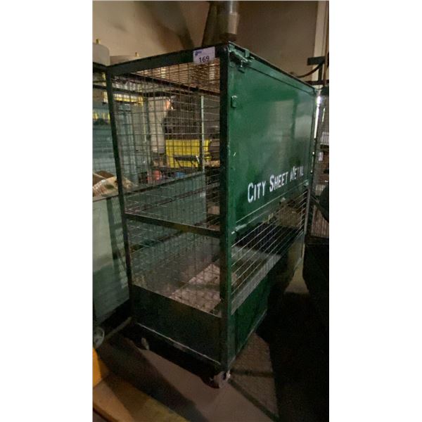 MOBILE ENCLOSED STORAGE CART