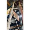 Image 3 : WHITE/BLUE METAL PALLET RACKING 2-16' UPRIGHTS, 6- 12.5' SIDE RAILS