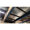 Image 4 : WHITE/BLUE METAL PALLET RACKING 2-16' UPRIGHTS, 6- 12.5' SIDE RAILS