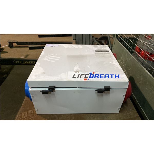 LIFEBREATH METRO-120ERV-ECM COMPACT ENERGY EFFICIENT ENERGY RECOVERY VENTILATOR