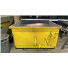 Image 2 : YELLOW LARGE HEAVY DUTY DUMP BIN WITH FORKLIFT SLOTS MEASURES APPROX 63" X 65" X 35"H