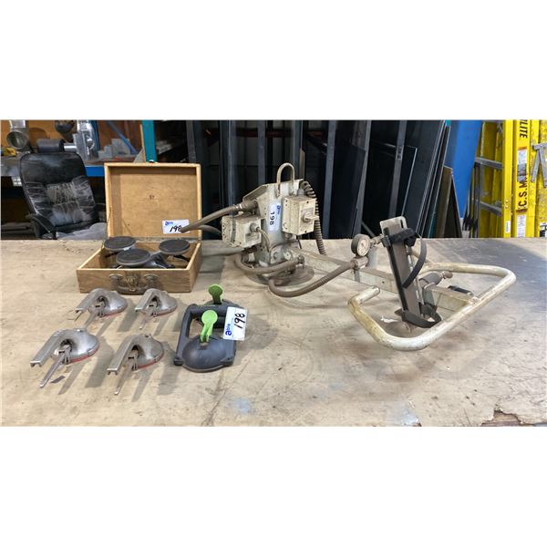 SCHMALZ BKVM125/250 VACUMASTER HEAVY DUTY VACUUM LIFTING SYSTEM & FESTOOL/VERIBOR MATERIAL SUCTION