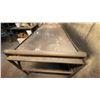 Image 3 : LARGE HEAVY DUTY METAL SHOP TABLE APPROX 127"L X 54"W X 36"H WITH METAL ROLLER ATTACHED AT END