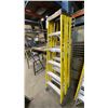 Image 1 : PAIR OF FEATHERLITE YELLOW 6' FIBERGLASS LADDERS
