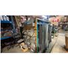 Image 2 : METAL WELDED TOGETHER SHELVING UNIT WITH ASSORTED SIZE CUTS OF SHEET METAL