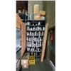Image 1 : METAL SHELVING UNIT WITH ASSORTED SHEET METAL DUCT FITTINGS & COMPONENTS