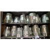 Image 3 : METAL SHELVING UNIT WITH ASSORTED SHEET METAL DUCT FITTINGS & COMPONENTS