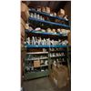 Image 1 : SINGLE BAY OF BLUE PALLET RACKING, 2-16 FT UPRIGHTS, 9- 12.5 FT SIDE RAILS WITH CROSSBARS, MESH &