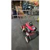 Image 3 : TROY-BILT RED GAS POWERED LAWN MOWER WITH HONDA ENGINE *DAMAGED ON SIDE- NO BAG*