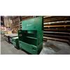 Image 3 : GREENLEE LARGE GREEN MOBILE FLAP TOP JOB BOX APPROX 60.5"L X 30.5"D X 59"H