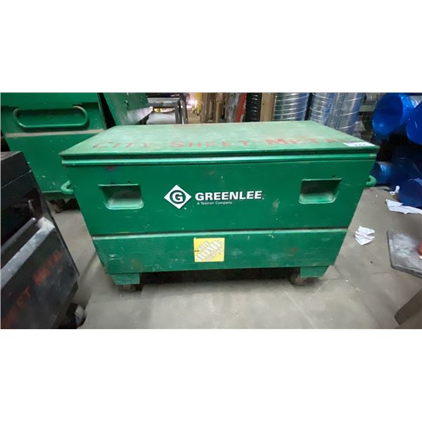 GREENLEE MOBILE JOB BOX APPROX 48"L X 24"D X 34"H