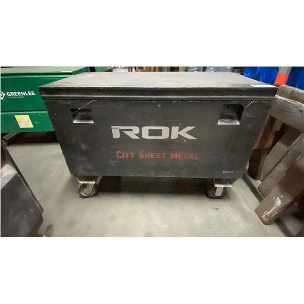 ROK BLACK MOBILE JOB BOX APPROX 48"L X 24"D X 35"H