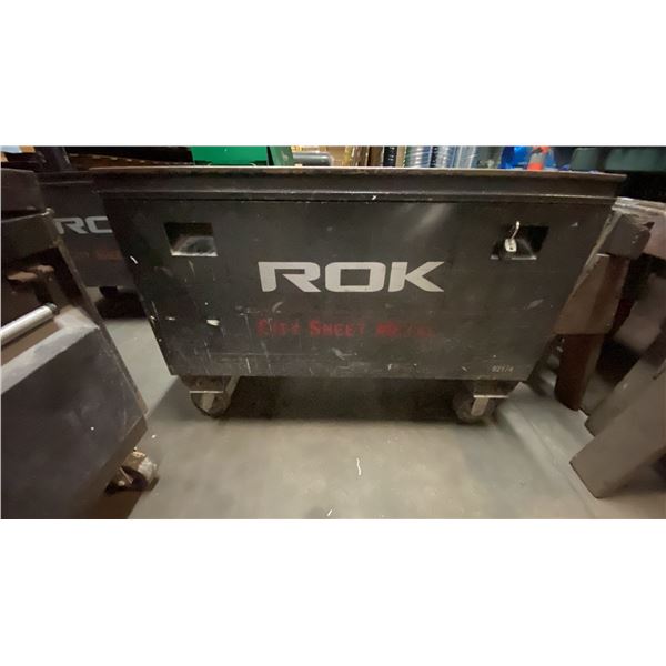ROK BLACK MOBILE JOB BOX APPROX 48"L X 24"D X 35"H