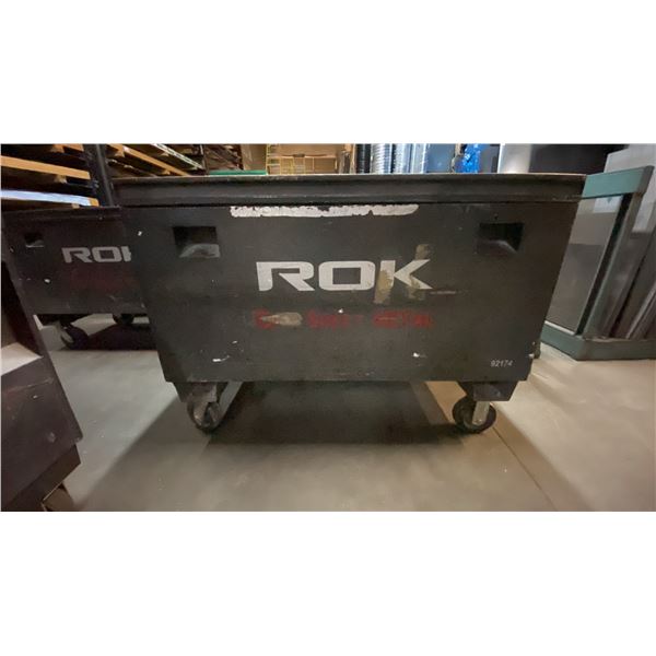 ROK BLACK MOBILE JOB BOX APPROX 48"L X 24"D X 35"H