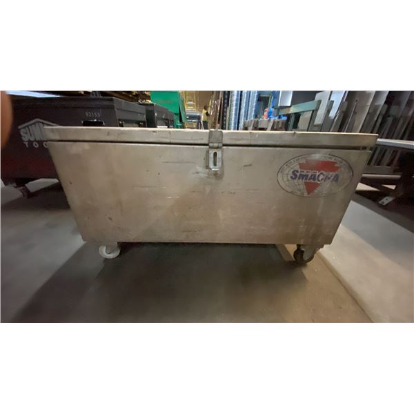SMACNA LIGHT GREY MOBILE JOB BOX APPROX 48"L X 24"D X 27"H