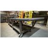 Image 2 : METAL LOW MOBILE SHOP TABLE APPROX 118"L X 40"D X 24"H