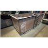 Image 1 : METAL SCRAP BIN WITH FOLD DOWN SIDE & FORKLIFT SLOT APPROX 52"L X 27.5"D X 23"H